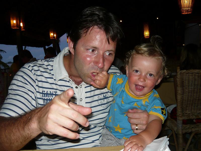 P1000437.JPG - Last evening, Gustaf was the king and never ending nerving dominating ....